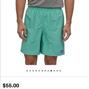 NWT Men’s Patagonia baggies 7 inch